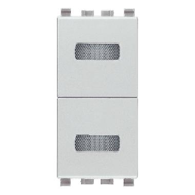 Vimar Eikon 20388.N Doppia spia neutra Next product photo Photo 01 3XL