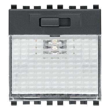 Vimar Eikon 20389 Lampada segnapasso LED 230V grigio product photo Photo 01 3XL