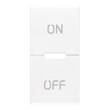 Eikon bianca Tasto 1M simboli ON e OFF bianco product photo Photo 01 3XL