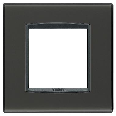 Vimar Eikon 20642.42 Placca Classic 2M Reflex antracite product photo Photo 01 3XL