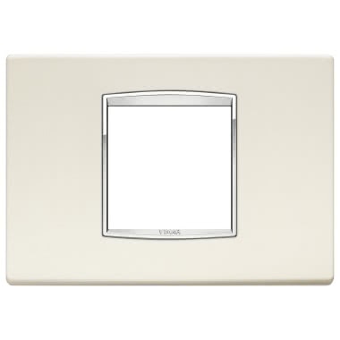 Eikon Placca Classic 2M centrali bianco antico product photo Photo 01 3XL