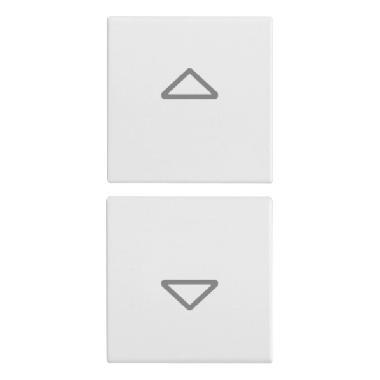 Vimar Eikon 20751.2.B Due mezzi tasti 1M simboli frecce bianco product photo Photo 01 3XL