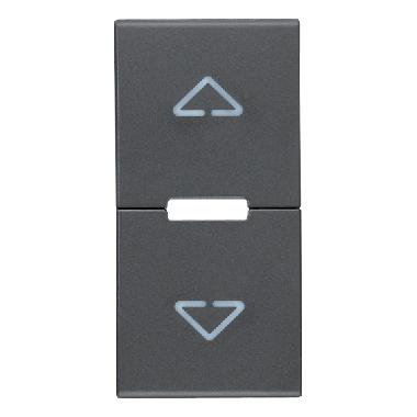 Vimar Eikon 20755.2 Due mezzi tasti 1M simboli frecce grigio product photo Photo 01 3XL