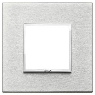 Vimar Eikon 21642.02 Placca 2M grigio Next product photo Photo 01 3XL