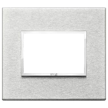 Vimar Eikon 21653.02 Placca 3M grigio Next product photo Photo 01 3XL