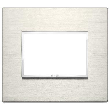 Vimar Eikon 21653.08 Placca 3M titanio product photo Photo 01 3XL