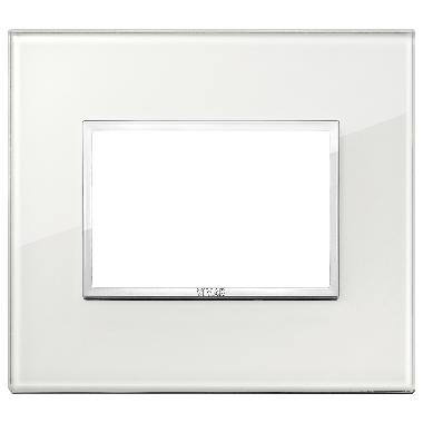 Vimar Eikon 21653.70 Placca 3M bianco diamante product photo Photo 01 3XL