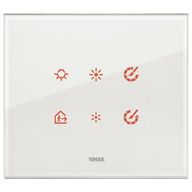Vimar Eikon 21663.70 Placca 3M bianco diamante product photo Photo 01 3XL