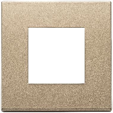 Vimar Eikon 22642.88 Placca 2M oro satinato product photo Photo 01 3XL