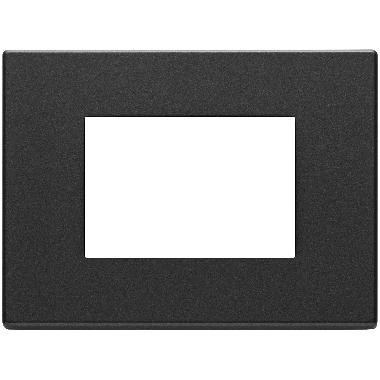 Vimar Eikon 22653.03 Placca 3M grigio antracite product photo Photo 01 3XL