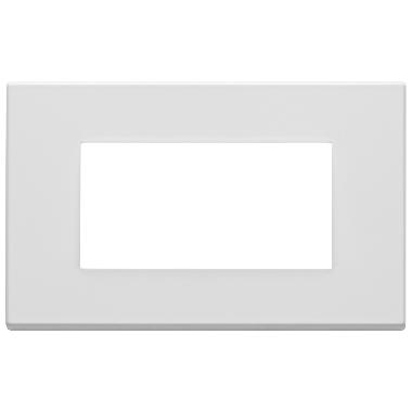 Vimar Eikon 22654.01 Placca 4M bianco matt product photo Photo 01 3XL