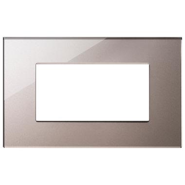 Vimar Eikon 22654.76 Placca 4M bronzo lucente product photo Photo 01 3XL