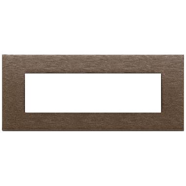 Vimar Eikon 22657.12 Placca 7M bronzo scuro spazzolato product photo Photo 01 3XL