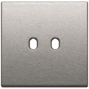 Vimar Eikon 22672.2.11 Placca 2Mx2 Vintage nichel spazzolato product photo Photo 01 3XL