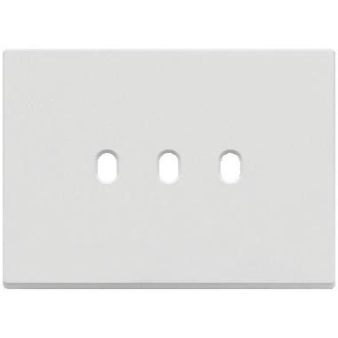 Vimar Eikon 22673.3.01 Placca 3Mx3 Vintage bianco matt product photo Photo 01 3XL