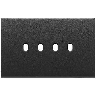 Vimar Eikon 22674.4.03 Placca 4Mx4 Vintage grigio antracite product photo Photo 01 3XL