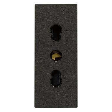 Vimar Linea 30203.G Presa 2P+T 16A P17/11 nero product photo Photo 01 3XL