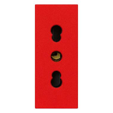 Vimar Linea 30203.R Presa 2P+T 16A P17/11 rosso product photo Photo 01 3XL