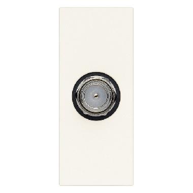 Vimar Linea 30318.B Presa coassiale tipo F bianco product photo Photo 01 3XL