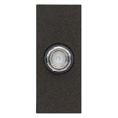 Vimar Linea 30318.G Presa coassiale tipo F nero product photo Photo 01 3XL