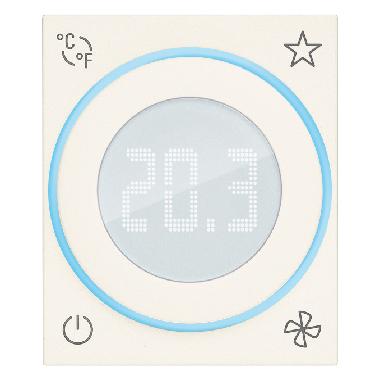 Vimar Linea 30471.B Termostato rotella domotico 2M bianco product photo Photo 01 3XL