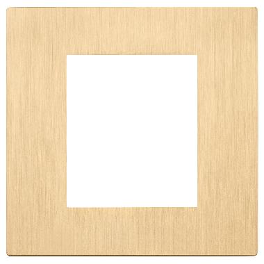 Vimar Linea 30642.70 Placca 2M oro spazzolato product photo Photo 01 3XL