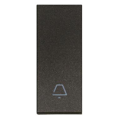 Vimar Linea 31000.CG Tasto 1M allineato simb. campanello nero product photo Photo 01 3XL