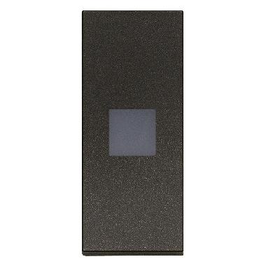 Vimar Linea 31000.DG Tasto 1M allineato con diffusore nero product photo Photo 01 3XL