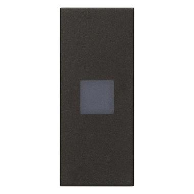 Vimar Linea 31000A.DG Tasto 1M con diffusore assiale nero product photo Photo 01 3XL