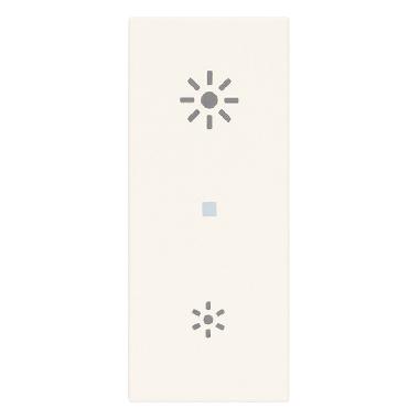 Vimar Linea 31000A.RB Tasto 1M assiale simbolo dimmer bianco product photo Photo 01 3XL