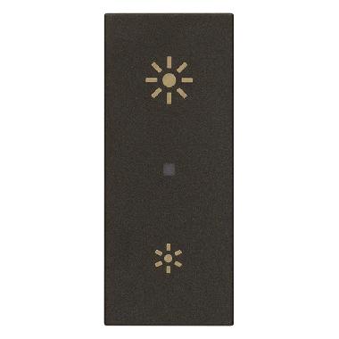 Vimar Linea 31000A.RG Tasto 1M assiale simbolo dimmer nero product photo Photo 01 3XL