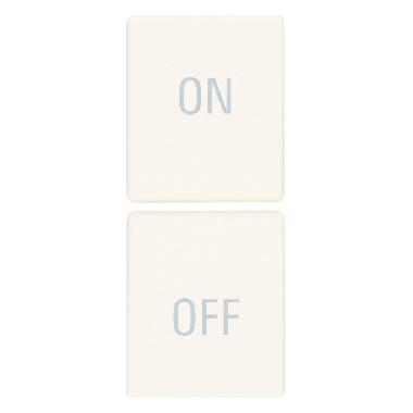 Vimar Linea 31480.YB Due mezzi tasti 1M simboli ON/OFF bianco product photo Photo 01 3XL