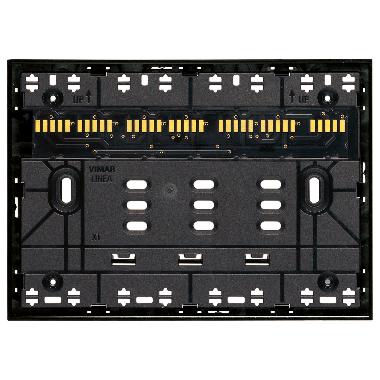 Vimar Linea 32603.G Supporto XT 3M nero product photo Photo 01 3XL