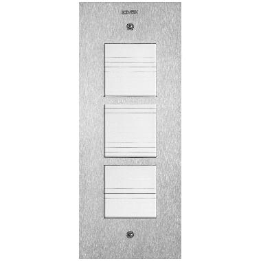 Placca Steely 2F+ portanomi acciaio product photo Photo 01 3XL