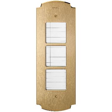 Placca Patavium 2F+ portanomi ottone product photo Photo 01 3XL