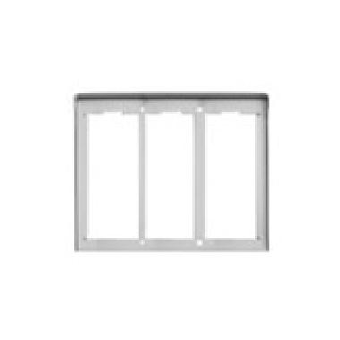 Cornice per 3 placche 2M alluminio product photo Photo 01 3XL