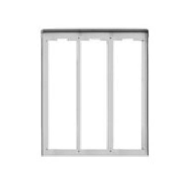 Cornice per 3 placche 3M alluminio product photo Photo 01 3XL