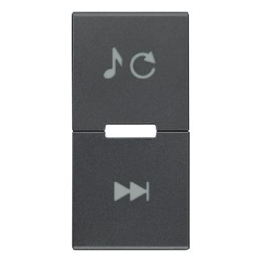 Vimar Eikon R20531.23 Tasto 1M cambio sorgente/traccia grigio product photo Photo 01 3XL