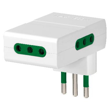Adattatore mult. S11 + 3P11 bianco product photo Photo 01 3XL