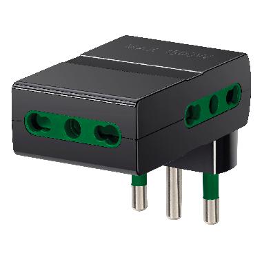 Adattatore mult. S17 + 3P17/11 nero product photo Photo 01 3XL