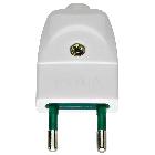 Spina 2P 10A S10 assiale bianco product photo