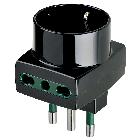 Adattatore mult. S17+2P17/11+P30 nero product photo
