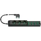 Presa mult. 3P30+4P17/11+S17 90° nero product photo