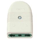 Presa 2P+T 16A P17/11 assiale bianco product photo