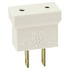 Adattatore 2P USA - P10 bianco product photo