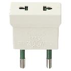Adattatore S10 - USA+EU bianco product photo