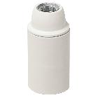 Portalampada E14 cp/fil cm/lisc bianco product photo