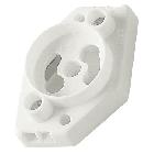 Portastarter 2A 250V +cont.ottone bianco product photo