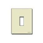 Serie 8000 Placca 1M resina scatto avorio product photo