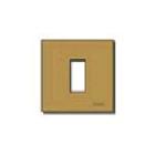 Placca 1M allum. scatto bronzo product photo
